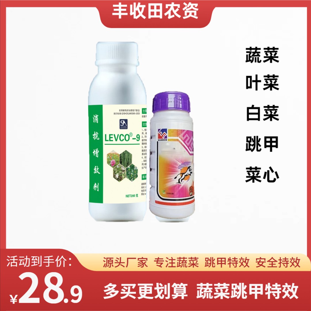 叶菜跳甲专用农用助剂叶面肥蔬菜专用快菜叶菜种菜的坚姐