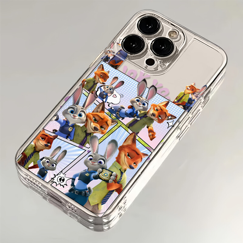 疯狂动物城适用iphone16苹果15手机壳小米OPPO华为VIVO荣耀一加