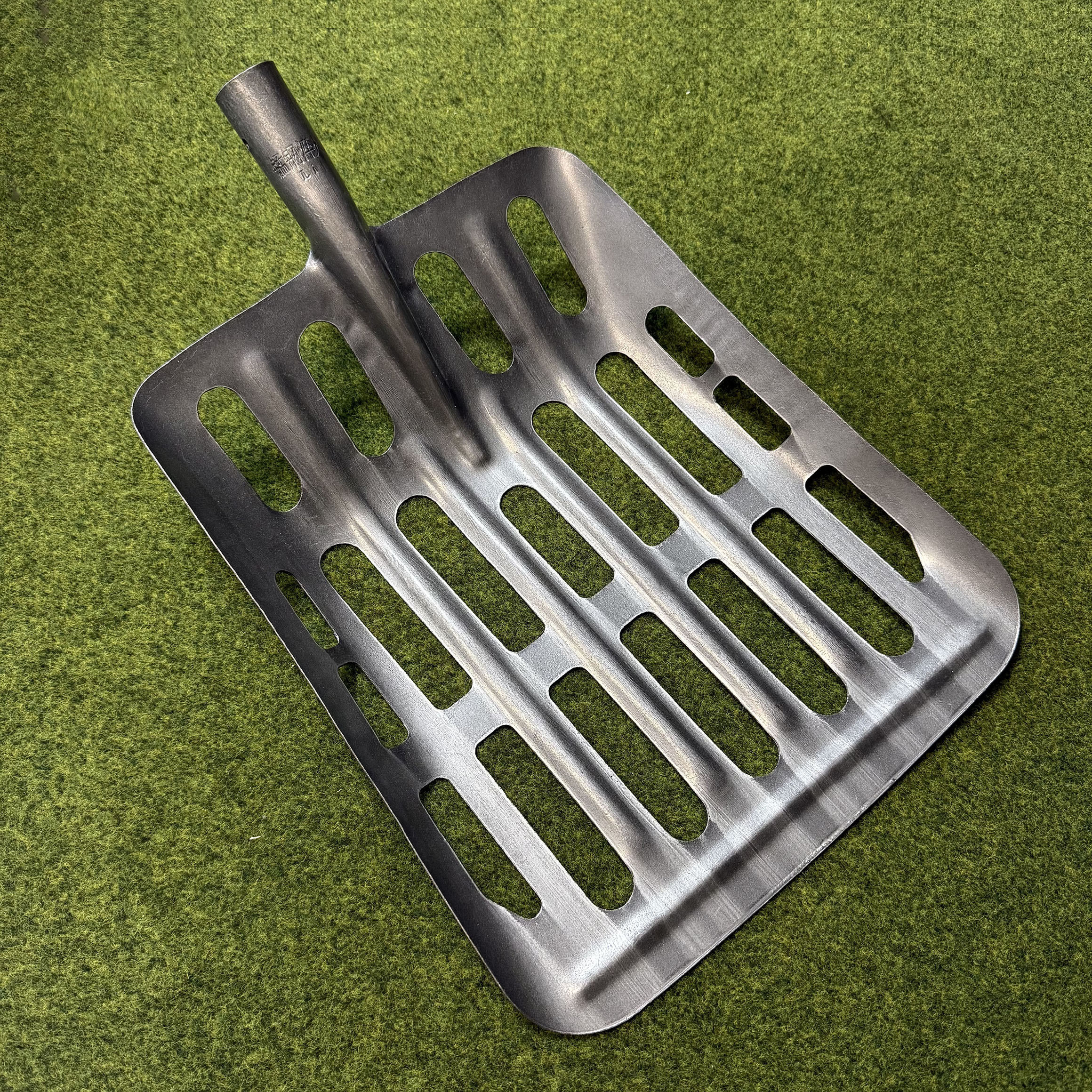 特大号玉米专用空心漏铲玉米棒农用加厚锰钢农具漏眼铲玉米神器