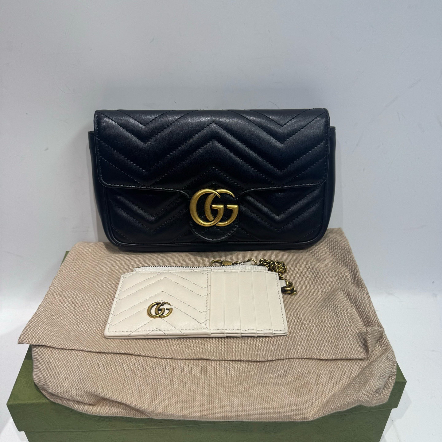99新 GUCCI/古驰 15998936/KIKIFIFI/马蒙二合一包