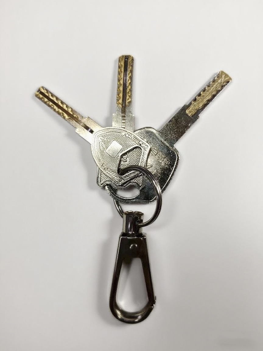 自制万能钥匙内铣叶片工具三件套维修保险柜电动车U型插锁挂锁