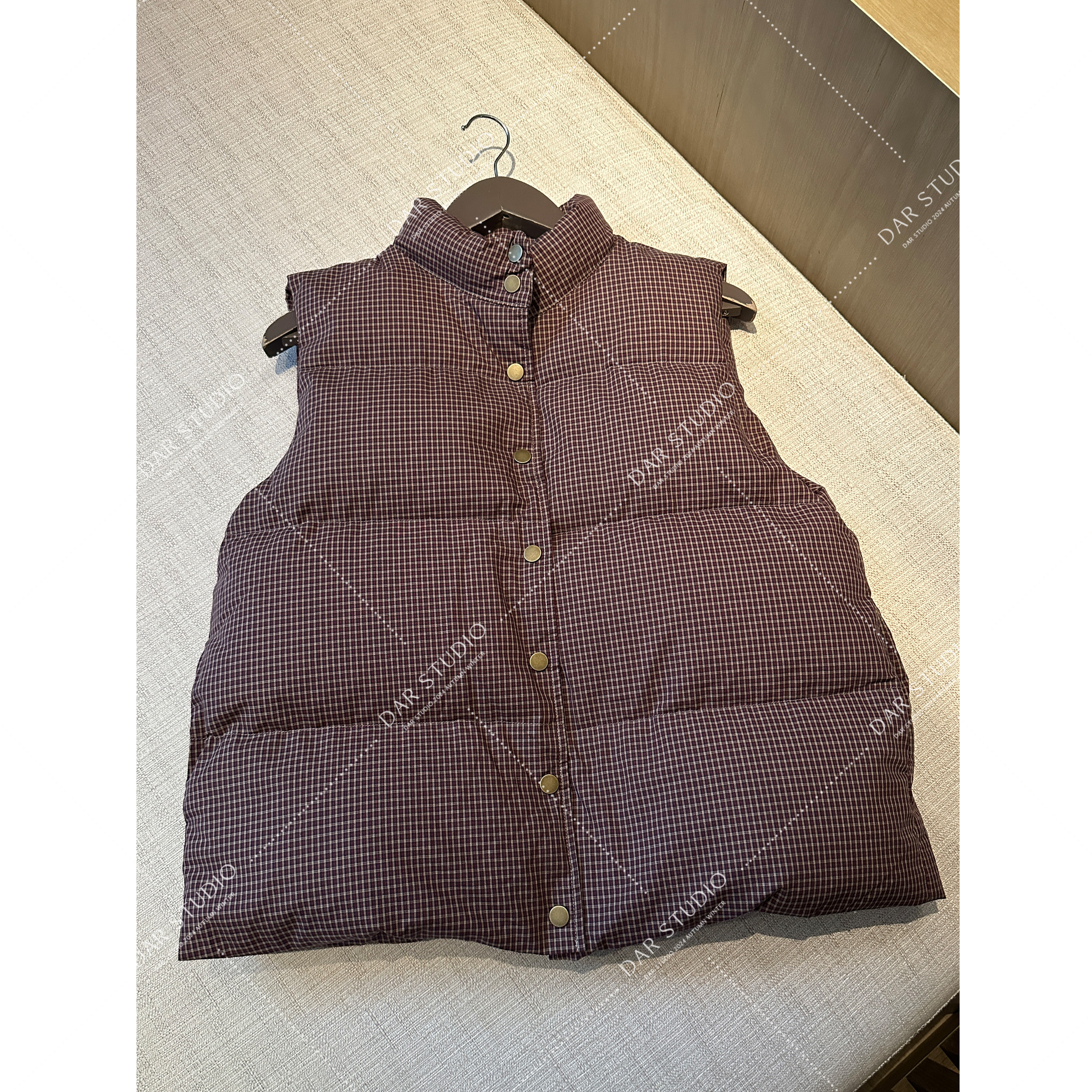 DAR STUDIO 深圳货【红格羽绒】90白鹅绒秋冬简约设计感羽绒服86237