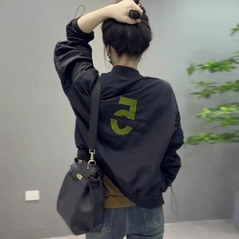 短款棒球服外套女士2025春秋季新款爆款时尚百搭开衫上衣洋气女装