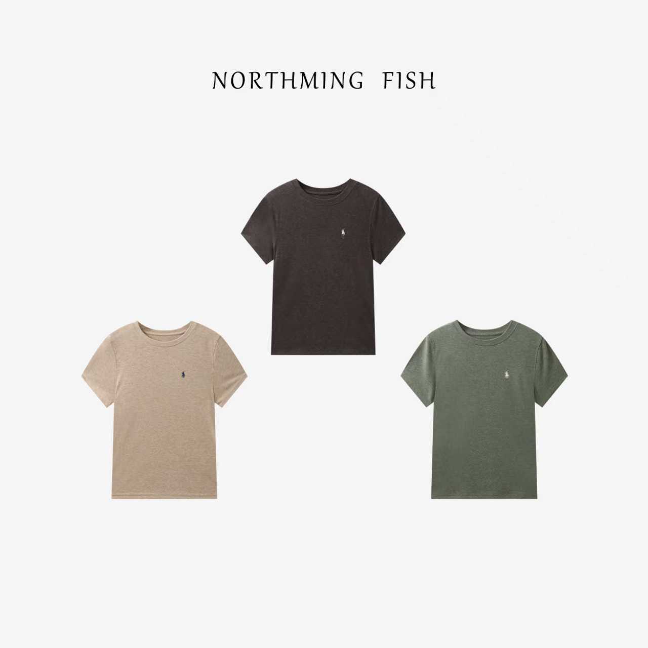 NorthMing fish「老钱猎装」极简穿搭 经典首选百搭耐看短T恤