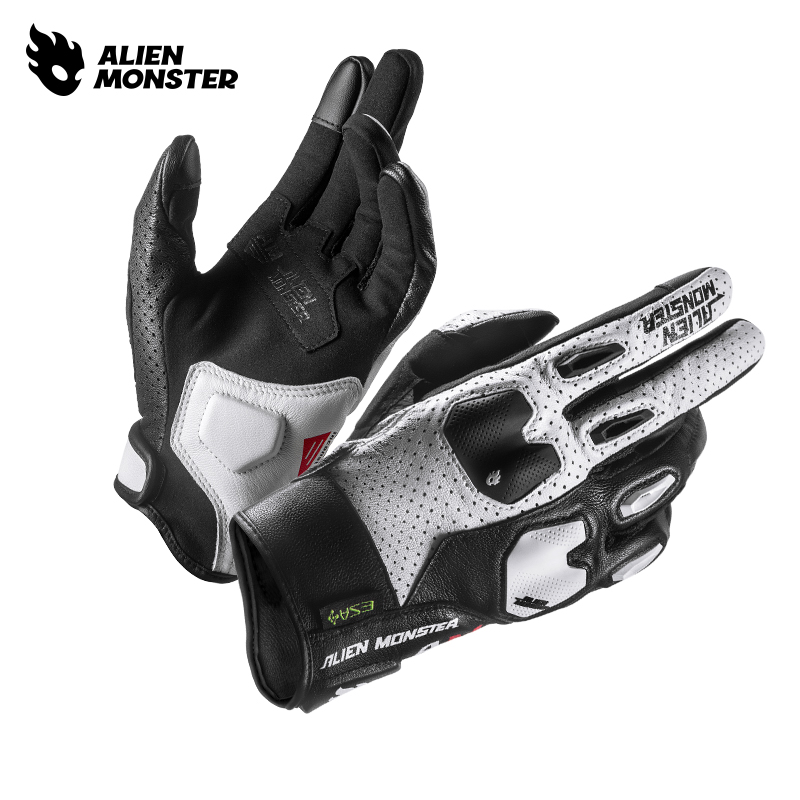 外星怪无常手套摩托车四季骑行手套防摔护具透气机车装备四季春秋