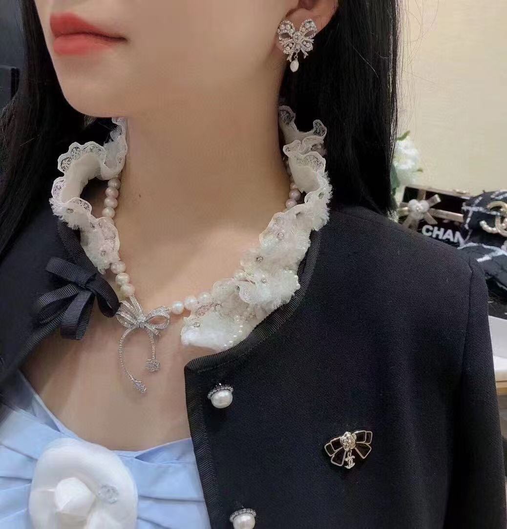 锌合金锆石耳饰 精致甜美风超仙小众法式首饰轻奢金色时尚气质