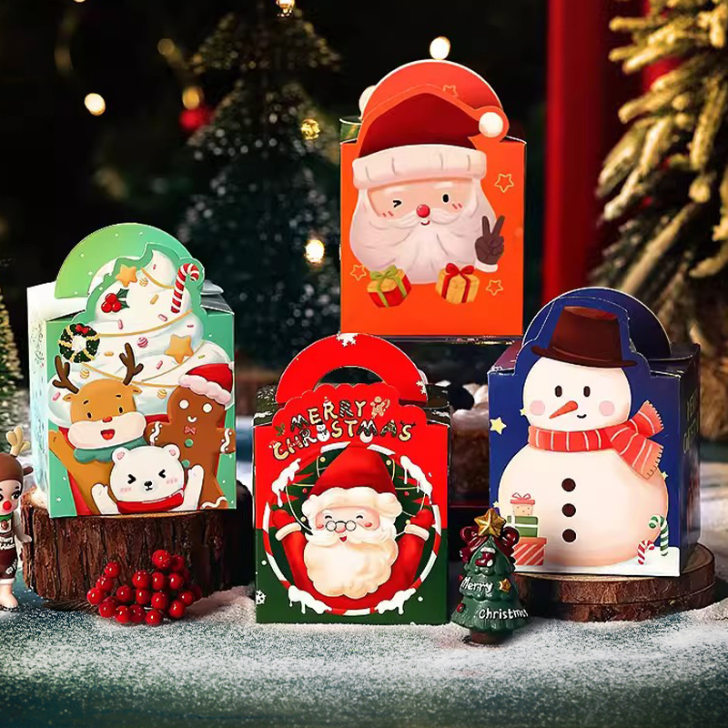 平安夜苹果礼盒平安果纸盒糖果小礼品包装盒创意装饰圣诞节礼物袋