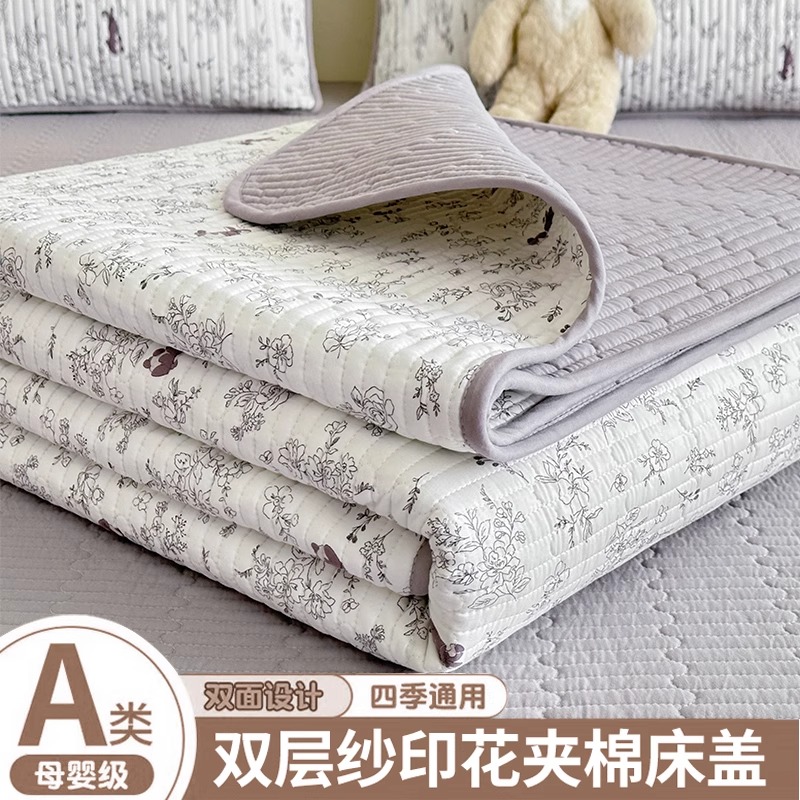 床盖四季通用2025新款榻榻米床单单件夏季炕盖床铺盖双人家用盖毯