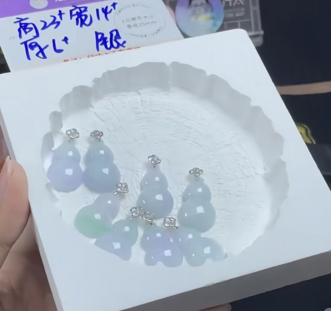 非金属布艺项链 白冰绿葫芦挂件多样性发一配饰