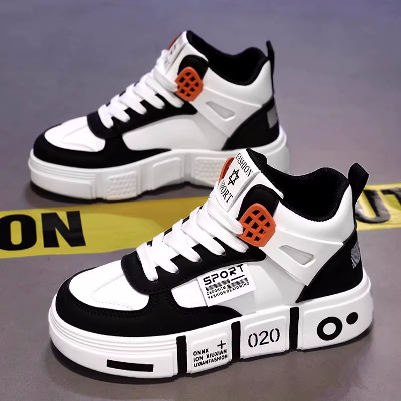 36l℃断码男童鞋秋冬新款儿童高帮板鞋男孩中大童小学生防滑运动鞋