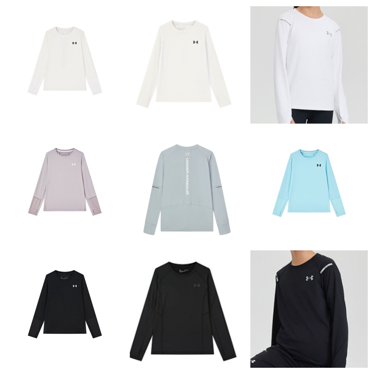 【安德玛童装舒适】25新款速干长袖集合链接秋冬运动上衣透气秋季