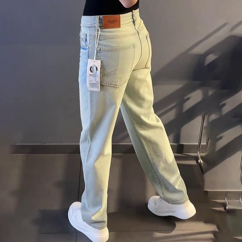 轻奢男装大码潮牌男士时尚新款高级感秋冬牛仔裤直筒休闲复古长裤