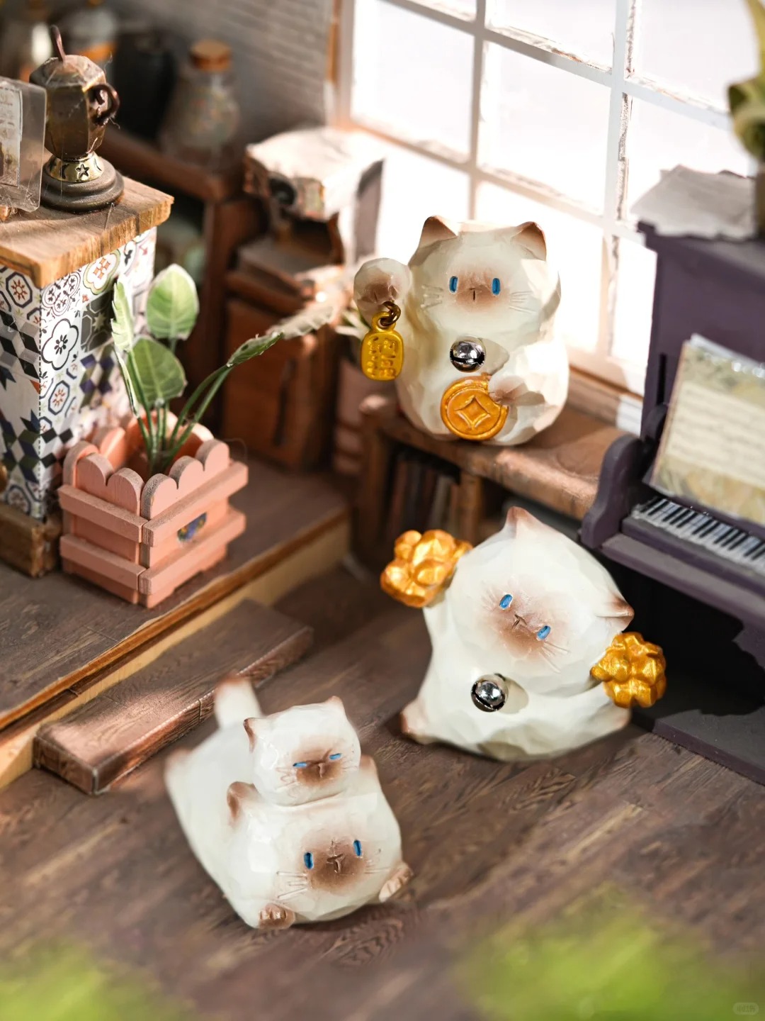 治愈系猫猫pal盲盒车载桌面摆件解压玩具礼物送好朋友同学