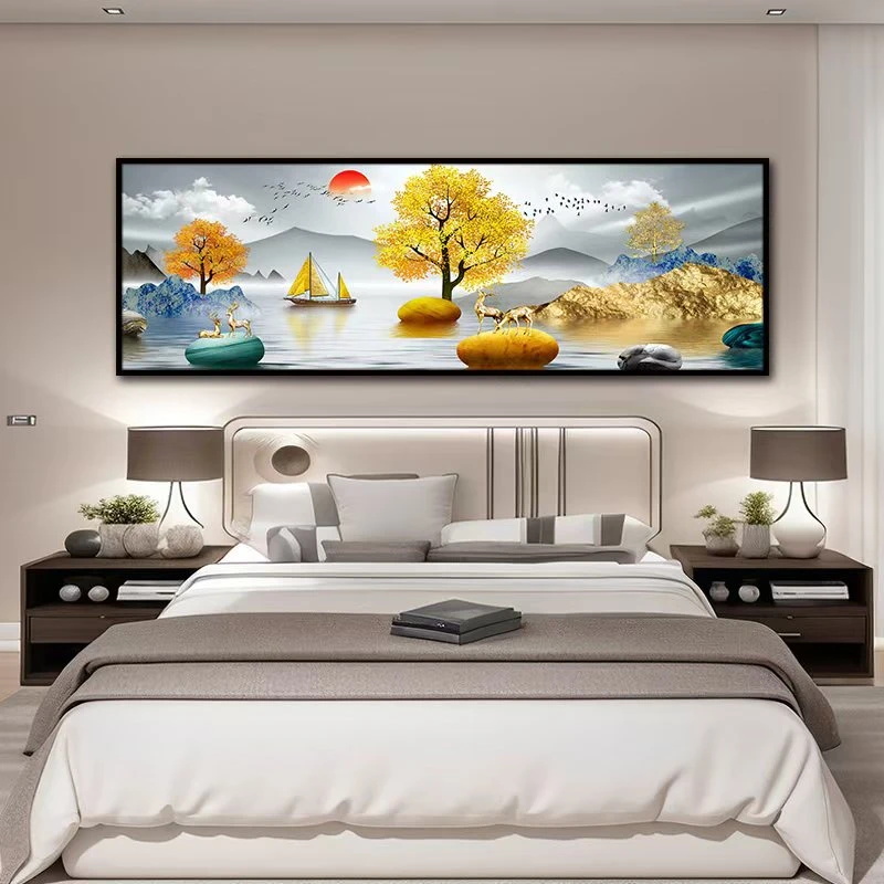 东迪多款卧室床头装饰画贴纸墙贴贴画墙贴自粘客厅房间床头挂画