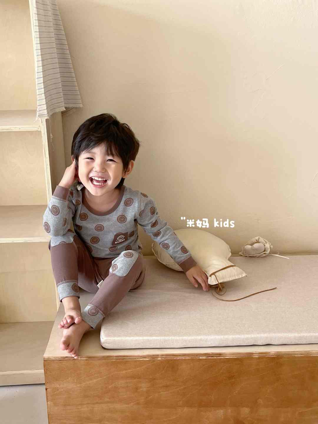 （收口身高+15）儿童睡衣秋衣裤纯棉儿童睡衣秋冬款童秋衣秋裤套装