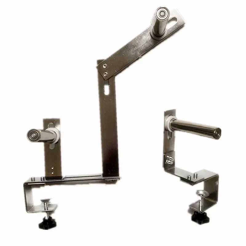 拷边机橡筋架包缝锁边拉腰啤呤架子上领口松紧带万能架缝纫机配件