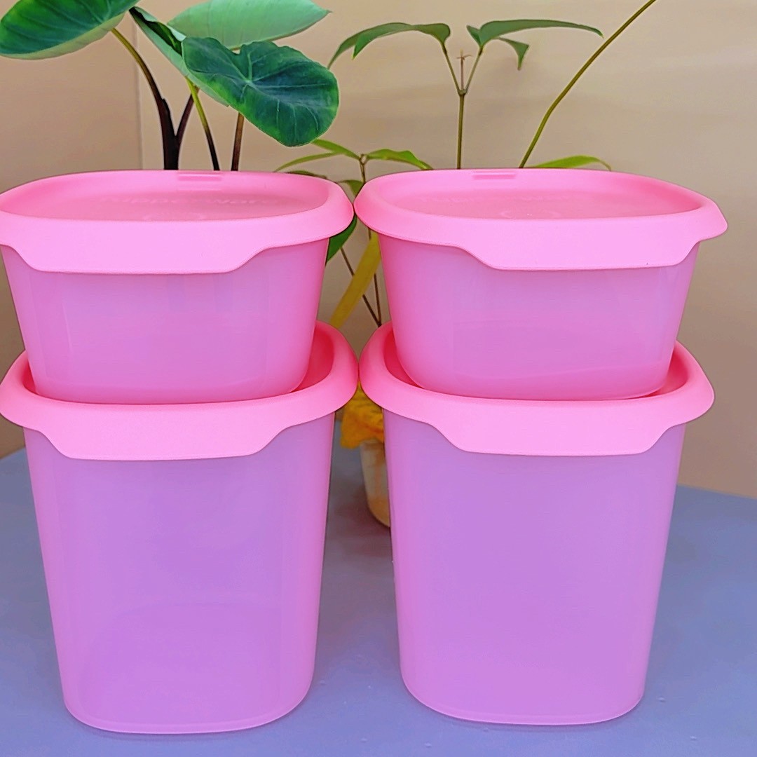 纤巧易开储鲜密封盒4件套（810毫升2个、370毫升2个）