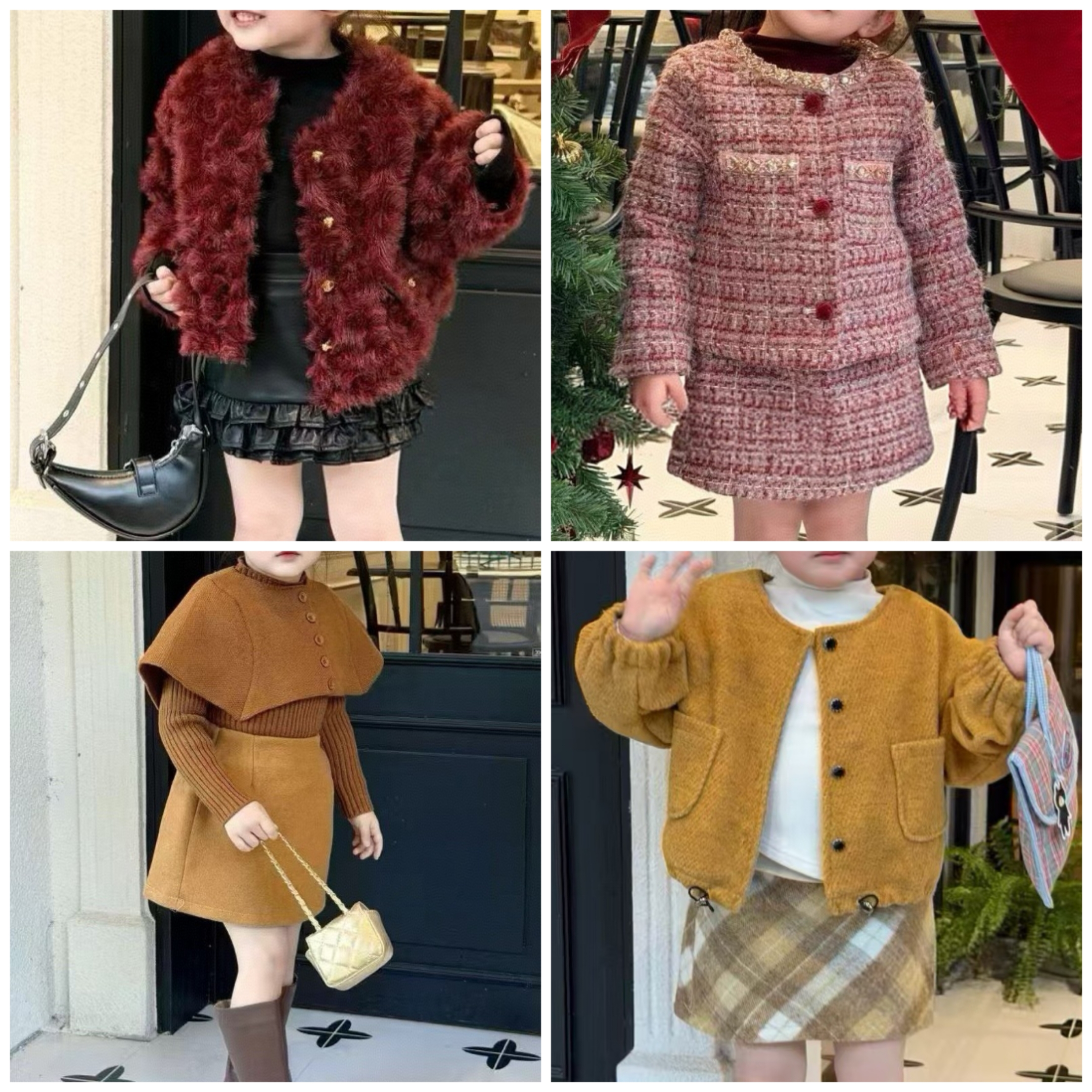 B01-B80休闲风公主风儿童秋季女孩春秋套装韩版牛仔时髦童装