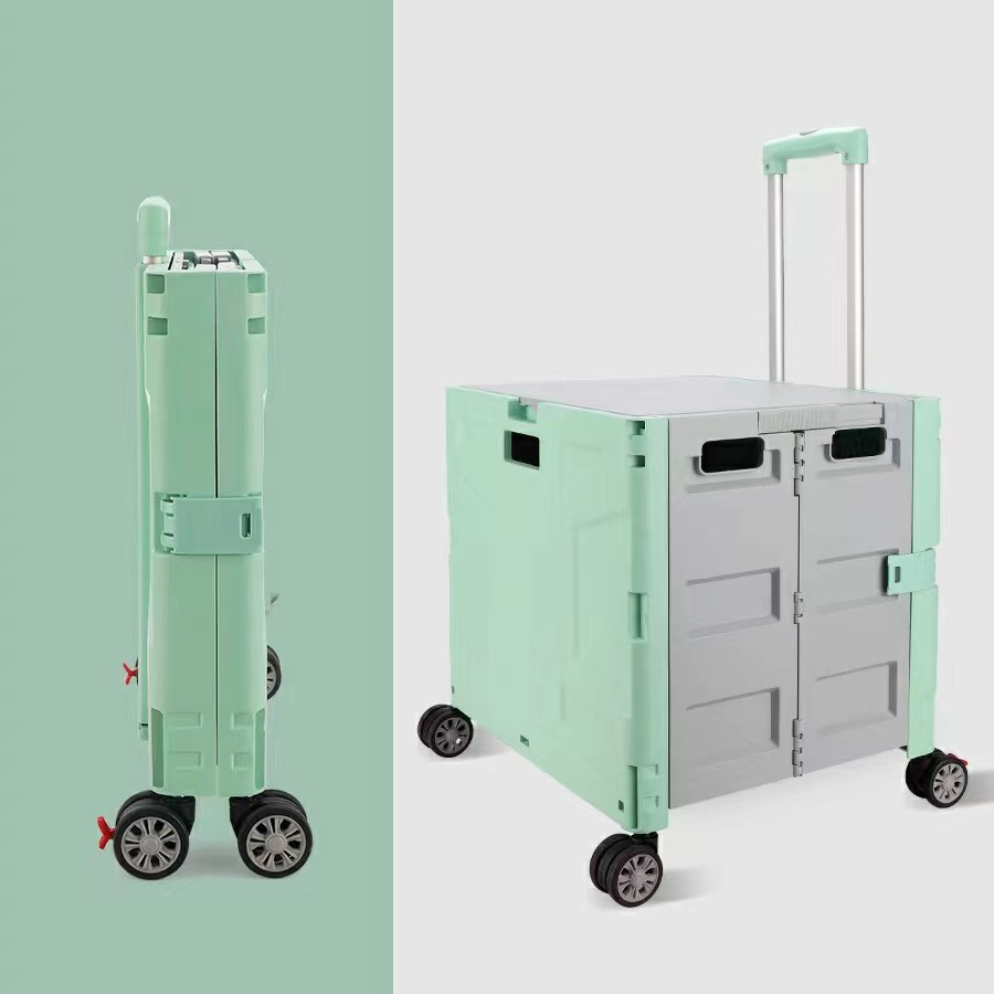 买菜车小拉车家用摺叠购物车便摆摊手推车拉杆车小推车取快递露营