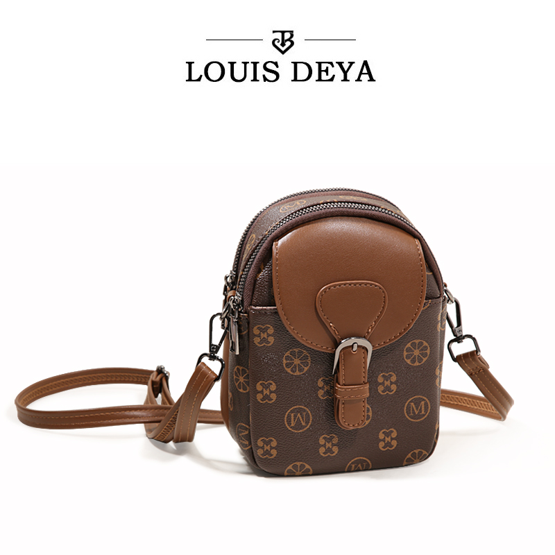 新款多隔层女士手机包休闲质量洋气小包包单肩斜挎包