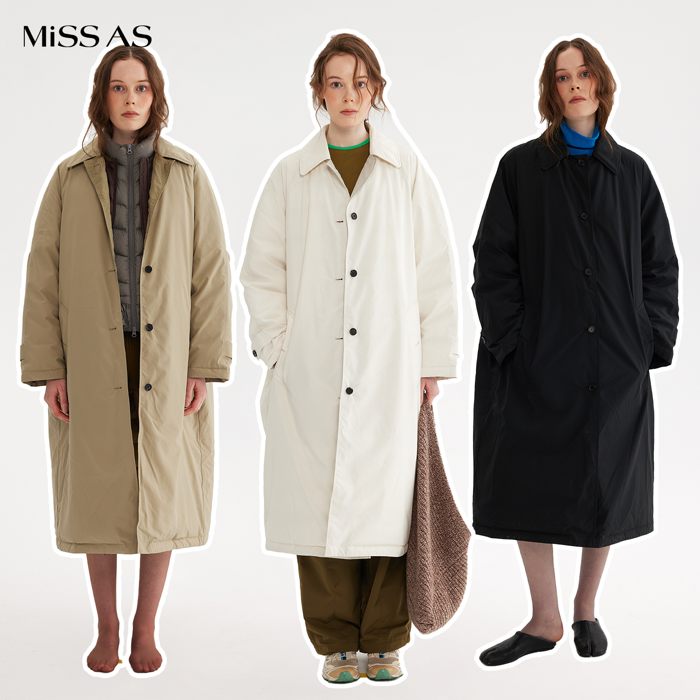 【Havvind】保暖派拉蒙鹅绒服翻领长款厚风衣外套25秋冬