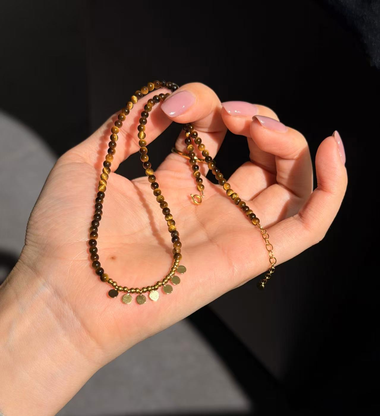 合金项链 新款 小众 项链 气质 复古 轻奢 手工