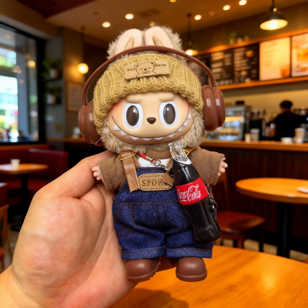 labubu娃衣一代太妃糖糖栗子可可拉布布衣服套装二代三代3.0通用