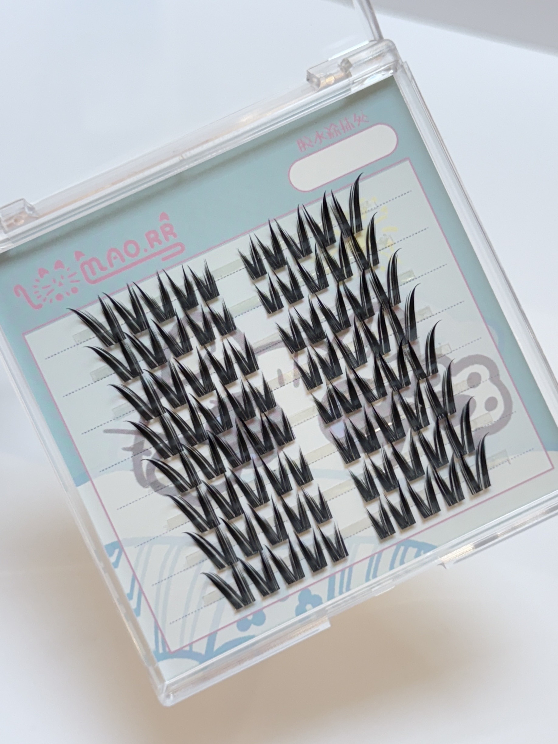 【猫荣荣浓人天菜睫】浓款湿漉漉漫画感上睫毛 不挑眼型