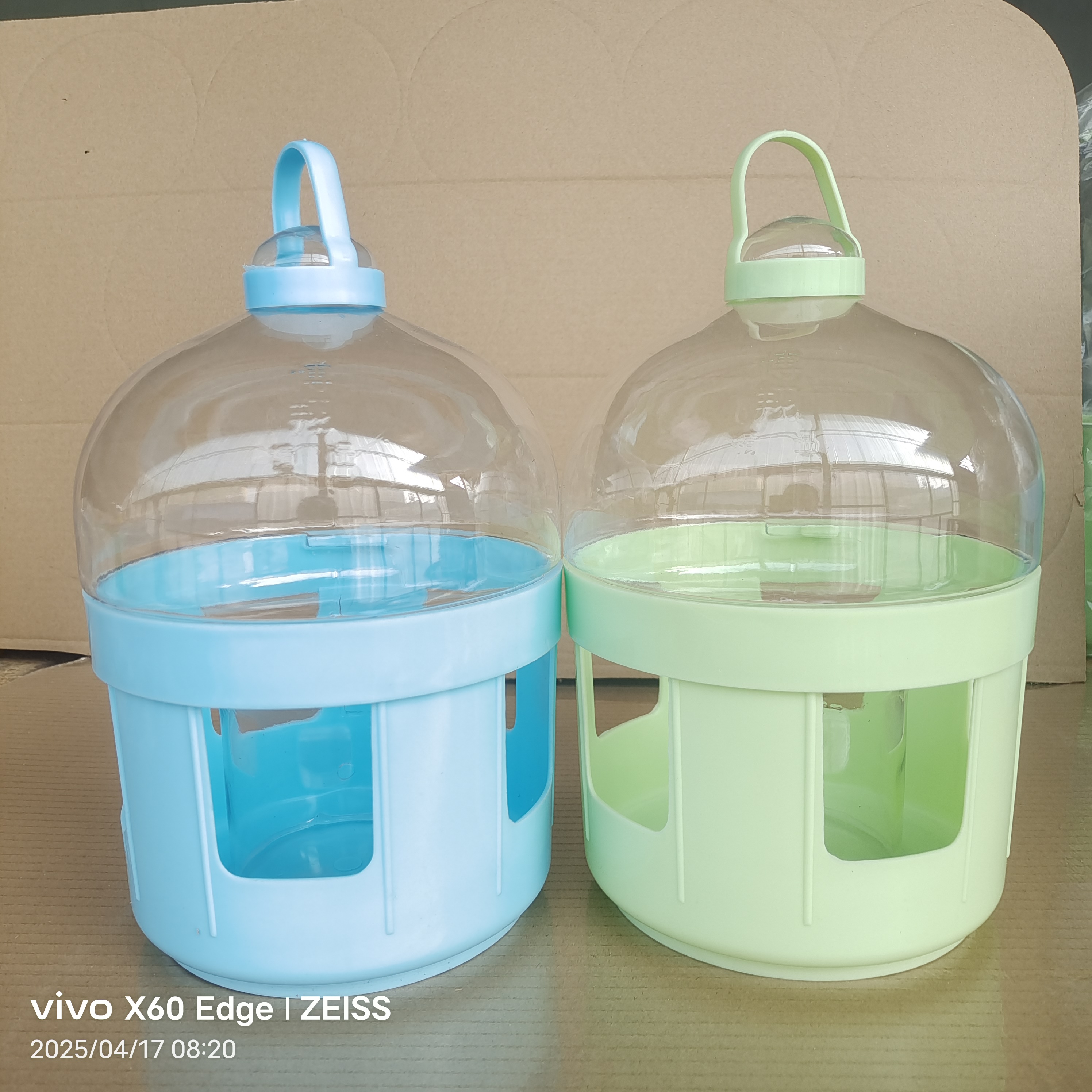 博翔透明水壶鸽子饮水壶