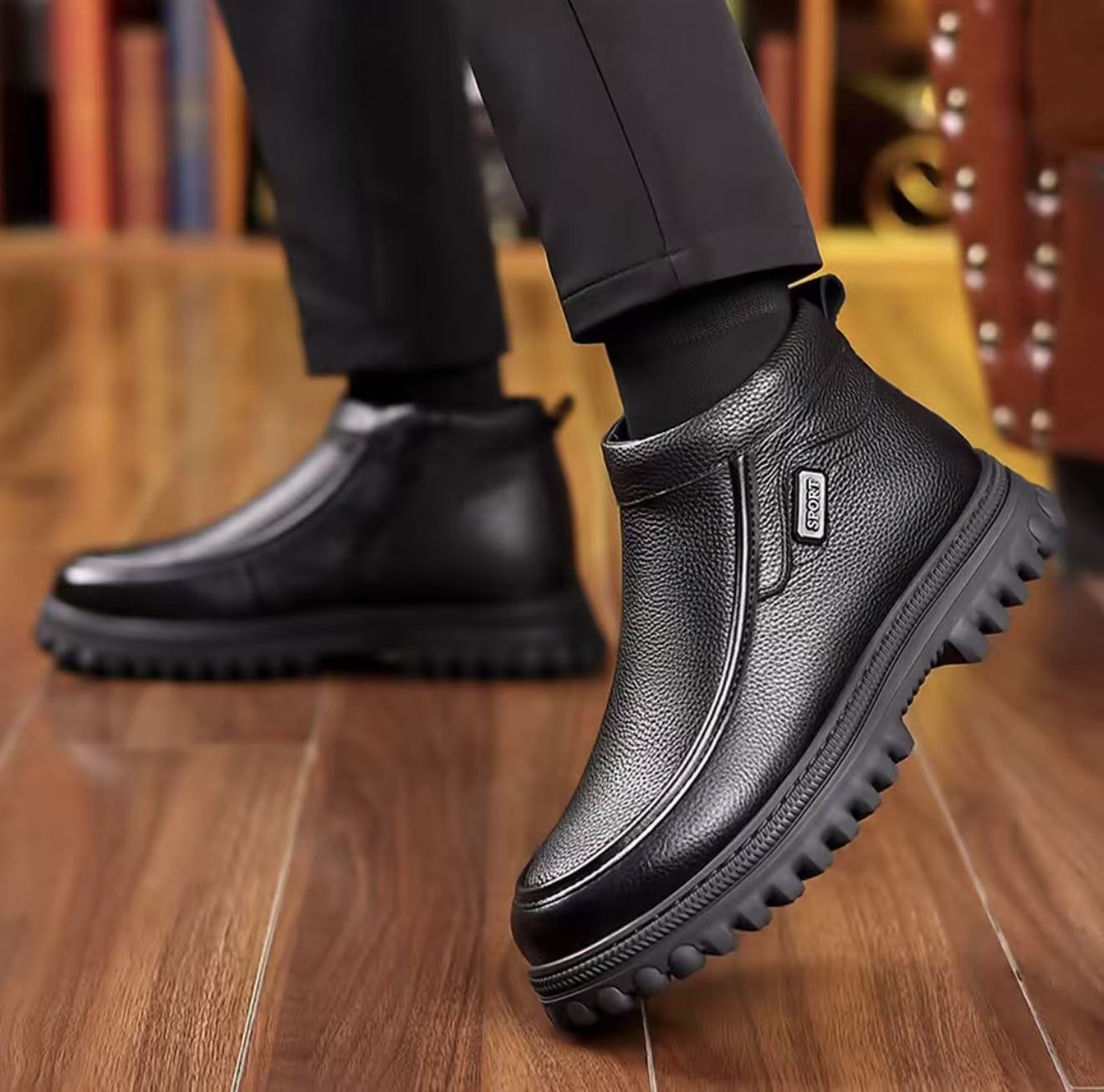 99号SALMADIR防水雪地靴加厚马丁靴时尚雪地靴冬季保暖时尚加绒