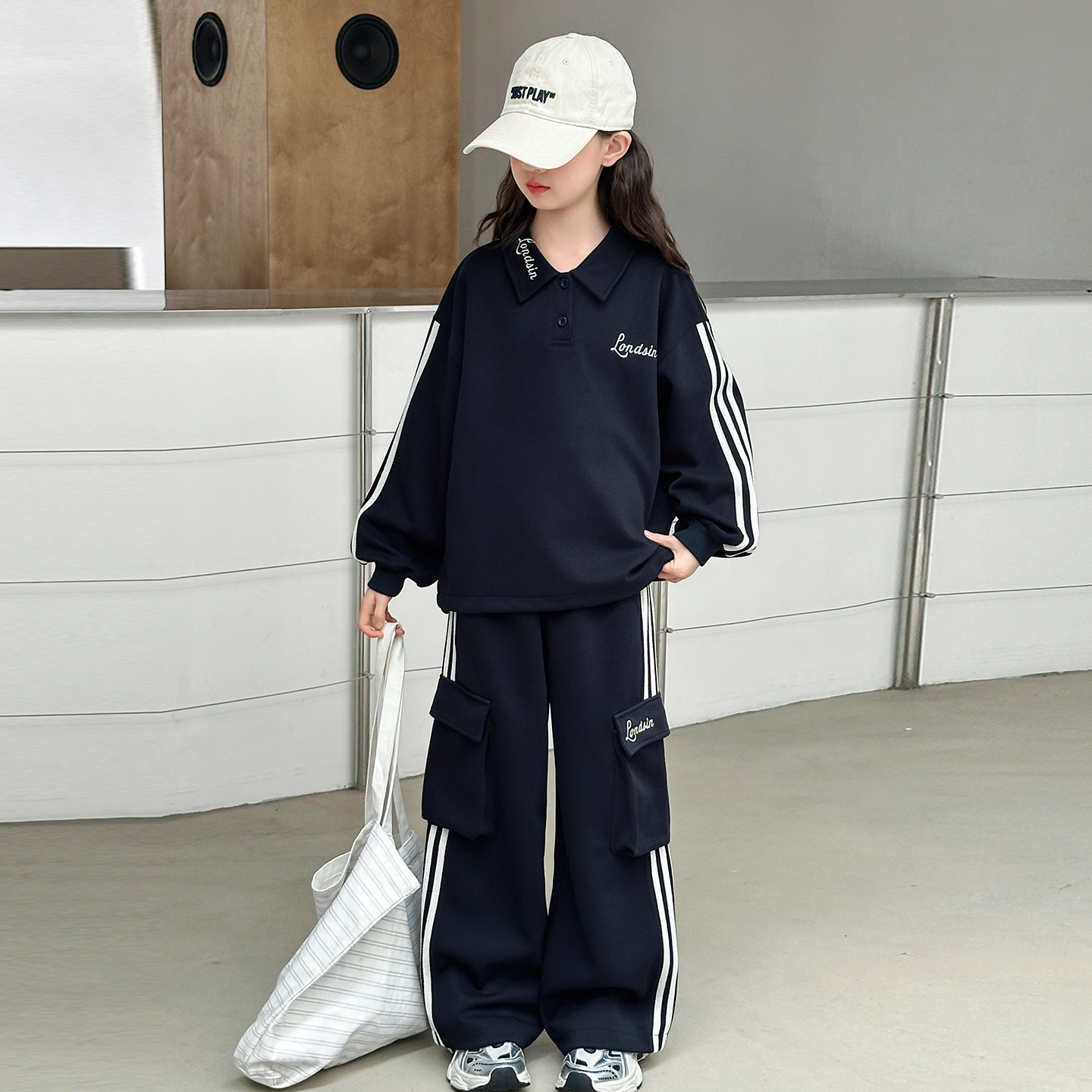 女童套装春秋2025新款儿童两件套洋气时髦中大童女孩秋季休闲衣服