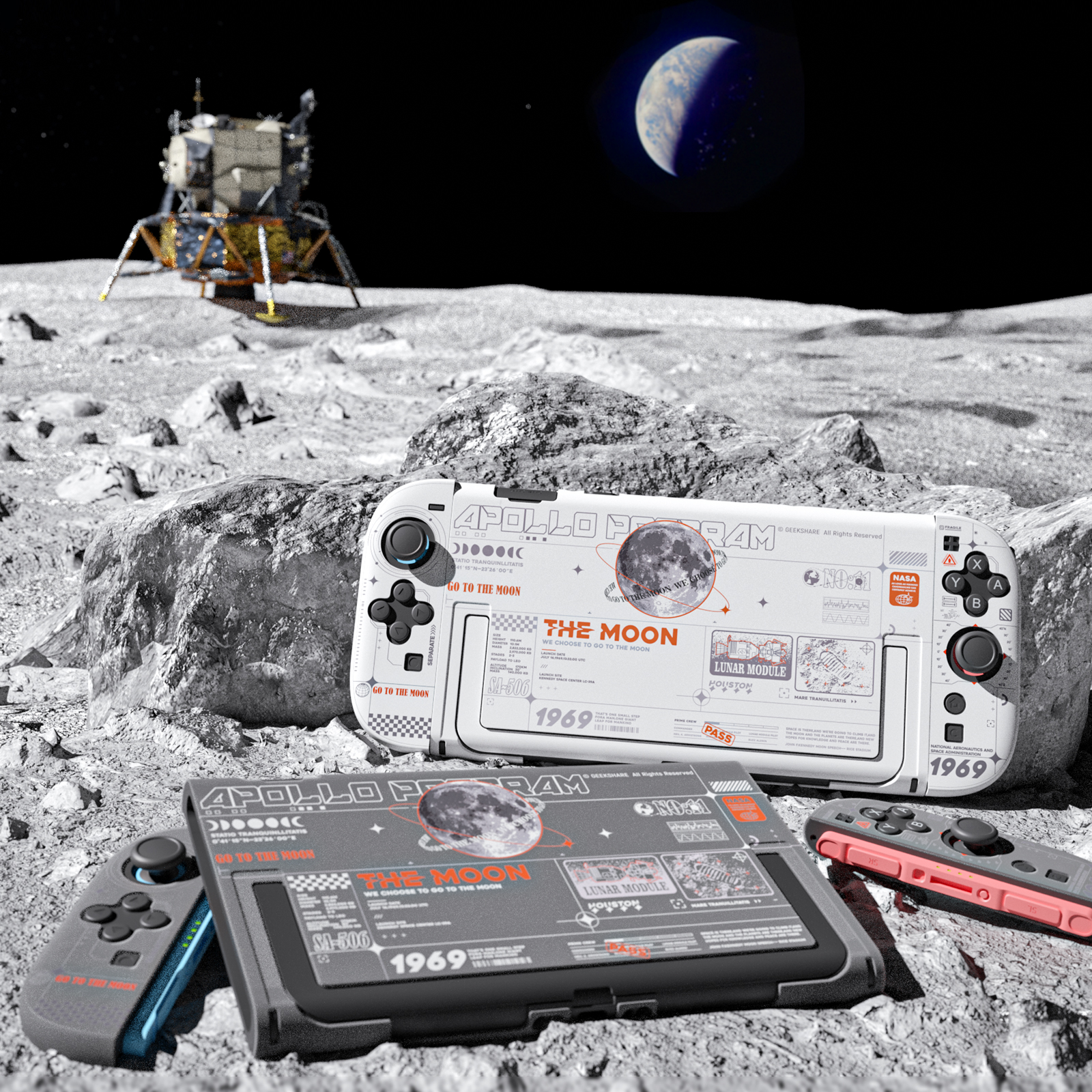 极想原创任天堂switch2代保护壳NS2代OLED硬壳半透明游戏机保护套