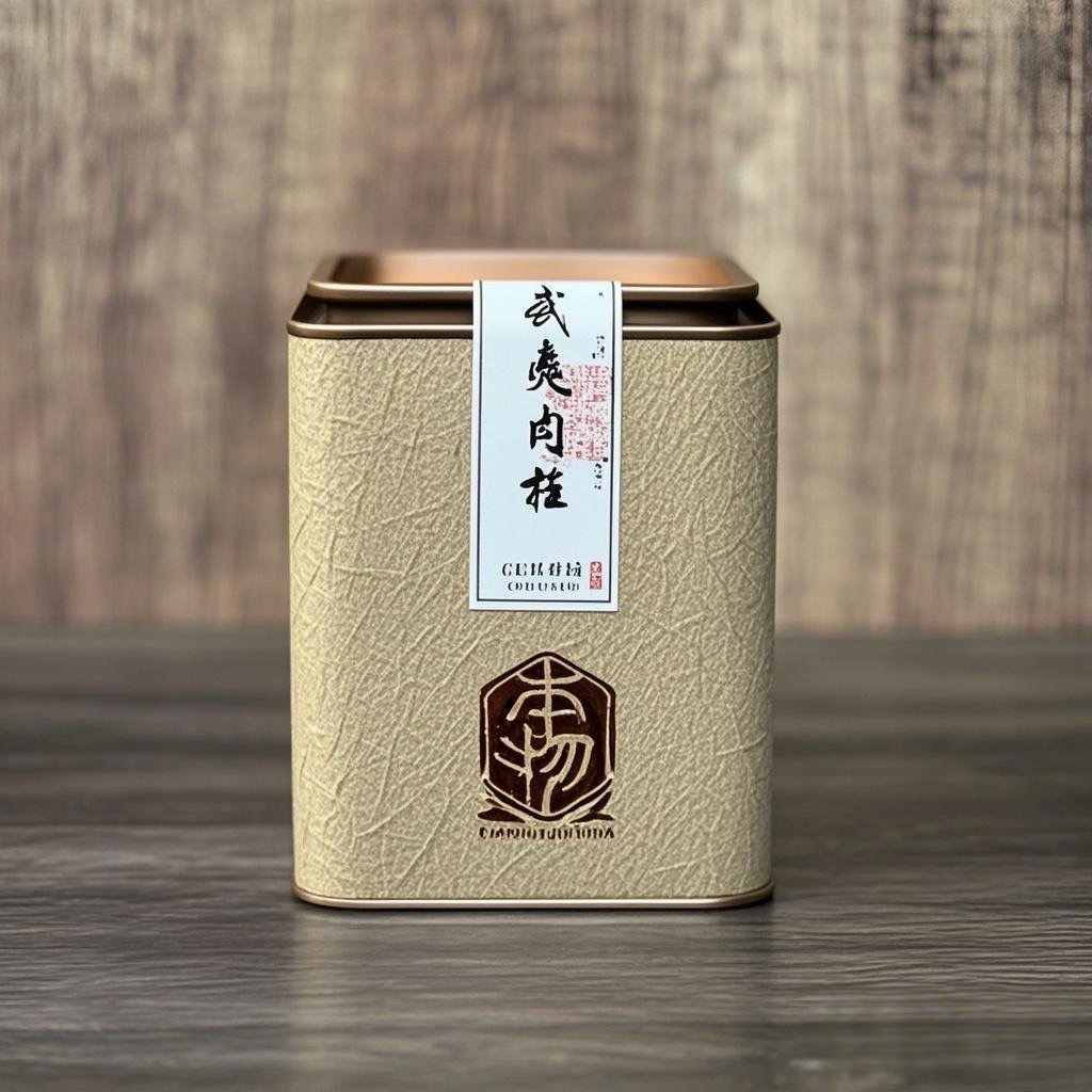 武夷岩茶典藏肉桂125克罐装福建武夷山岩茶复古包装桂皮香花果香