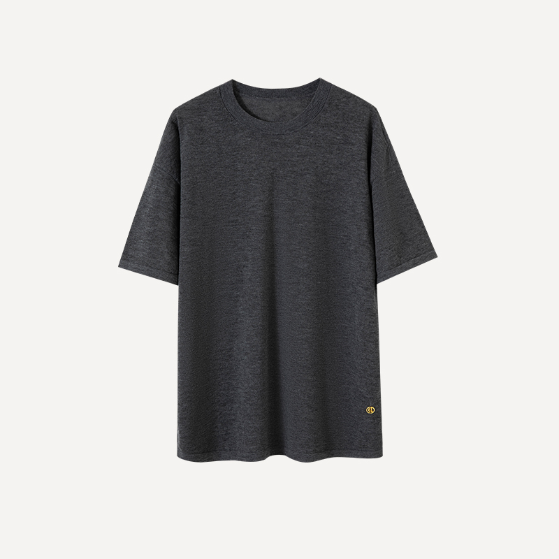 5NDT019【贵姐NICOLE】进口纱线设计师高端定制时尚气质短袖T