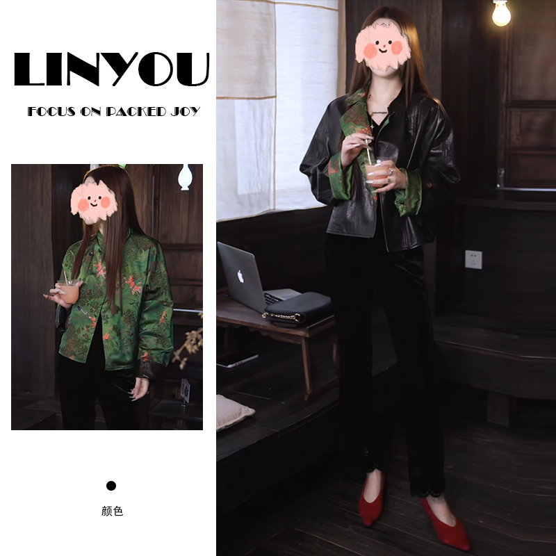 气质名媛穿搭短外套女装2025春秋新款网红洋气潮流时尚新中式夹克