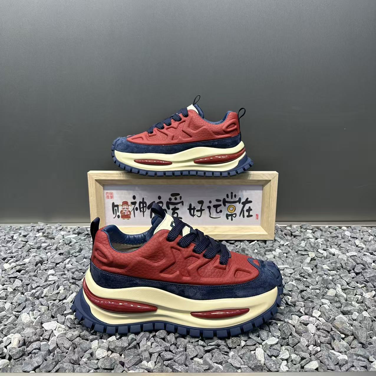 潮流男士秋冬厚底增高加绒保暖休闲鞋百搭时尚舒适软底运动男款鞋