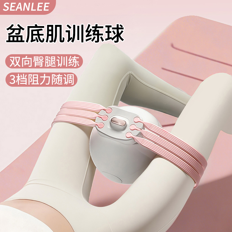 SEANLEE盆底肌训练器普拉提球女产后家用瑜伽瘦大腿内侧夹腿器