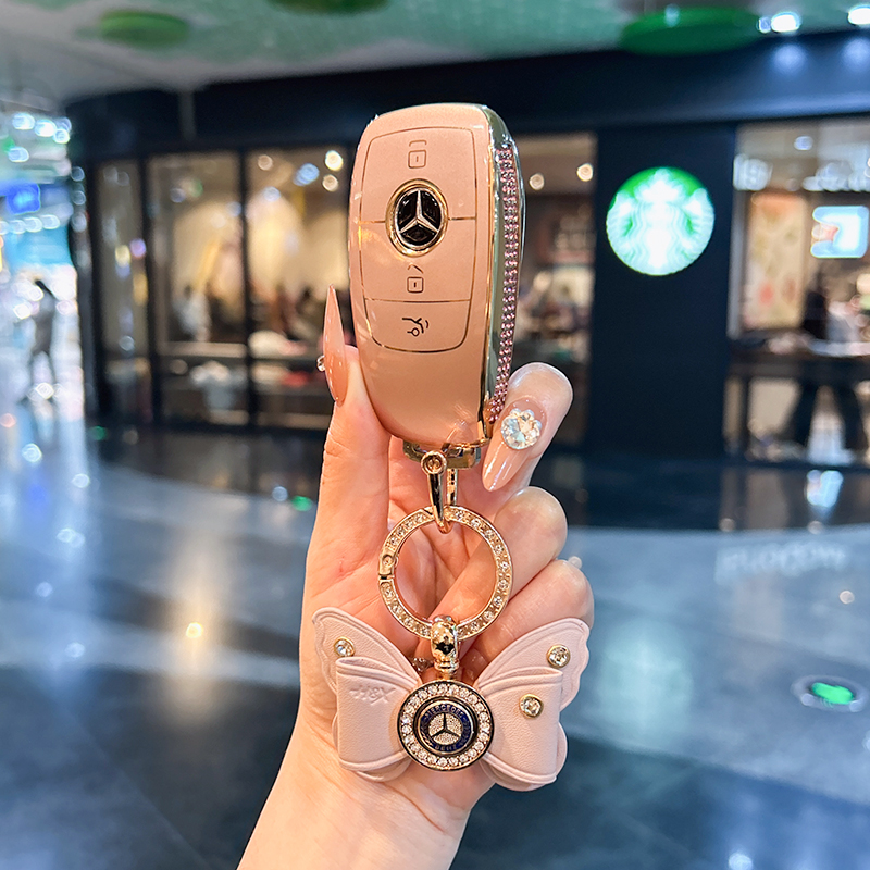 新款奔驰C260LC级C200车E级E300L壳A200L车奔驰c260l奔驰钥匙套