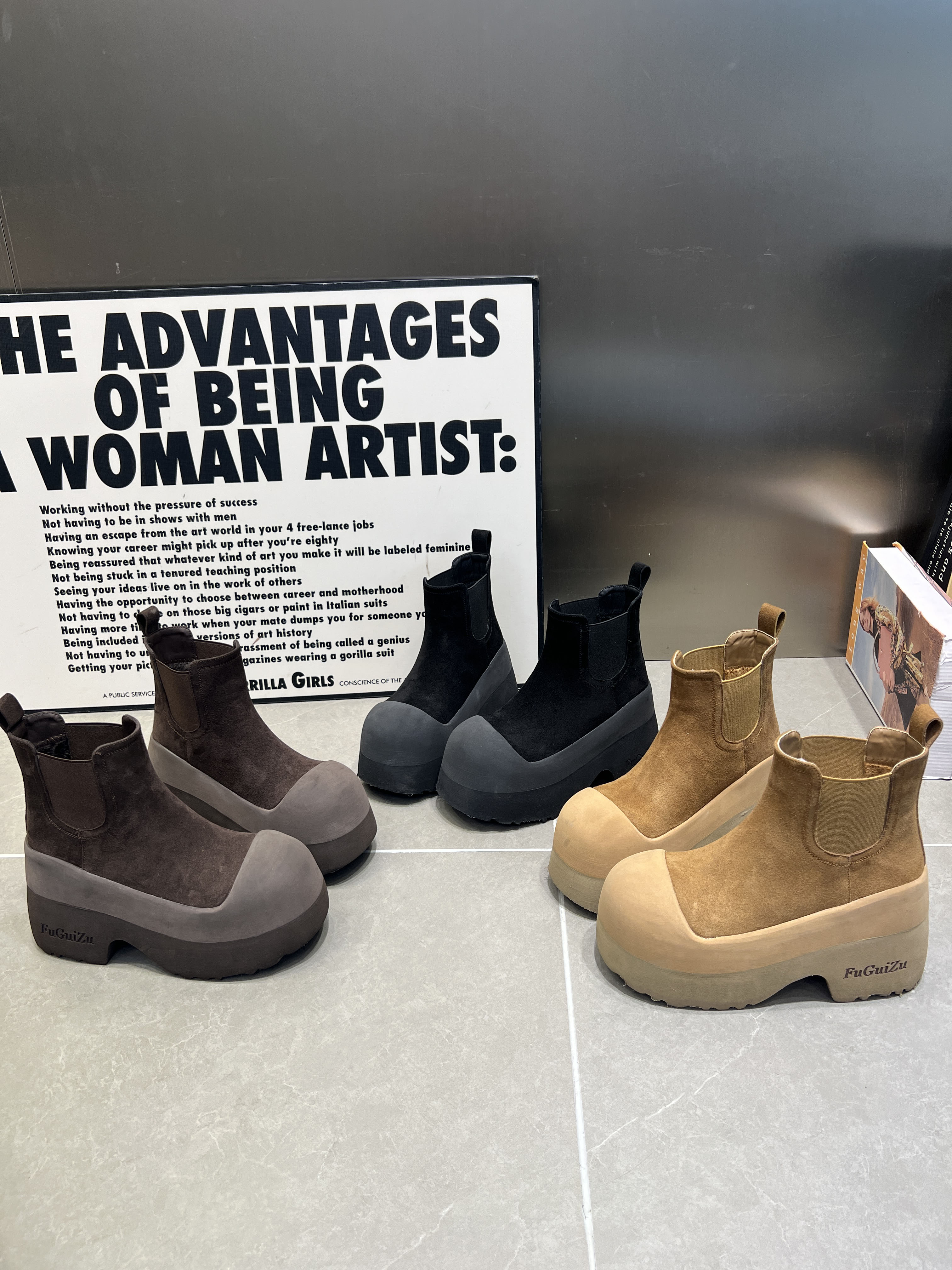 10公分欧货时尚轻奢简约高级感休闲短靴厚底包头一脚蹬大气潮流