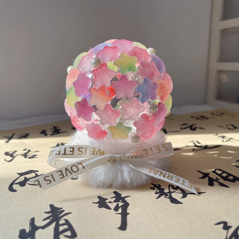 【莓柚】创意diy手工自制礼物材料包送女友闺蜜朋友玫瑰花小夜灯