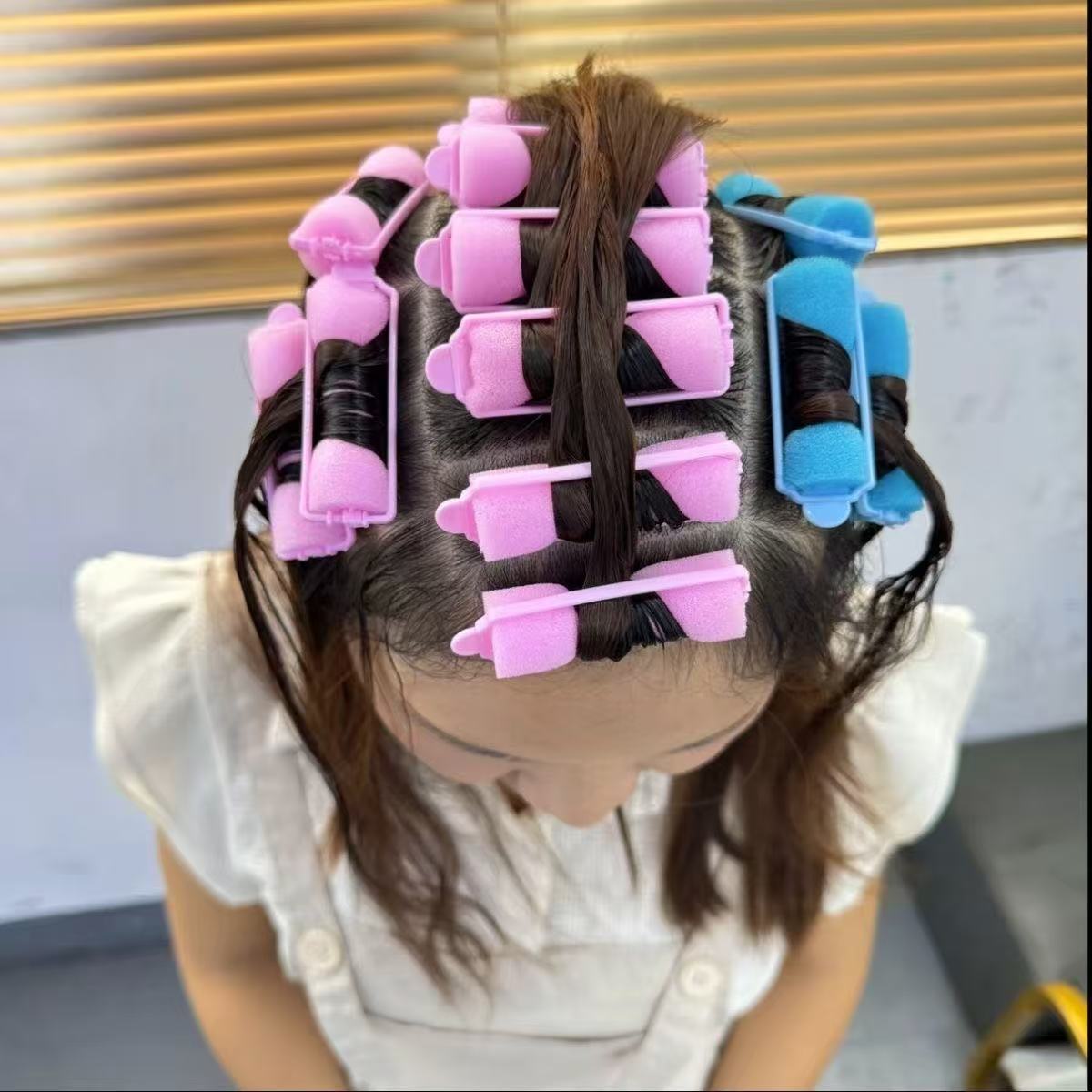 新款现货懒人无热卷发圈睡眠泡沫海棉大波浪卷发器卷发棒海棉杠