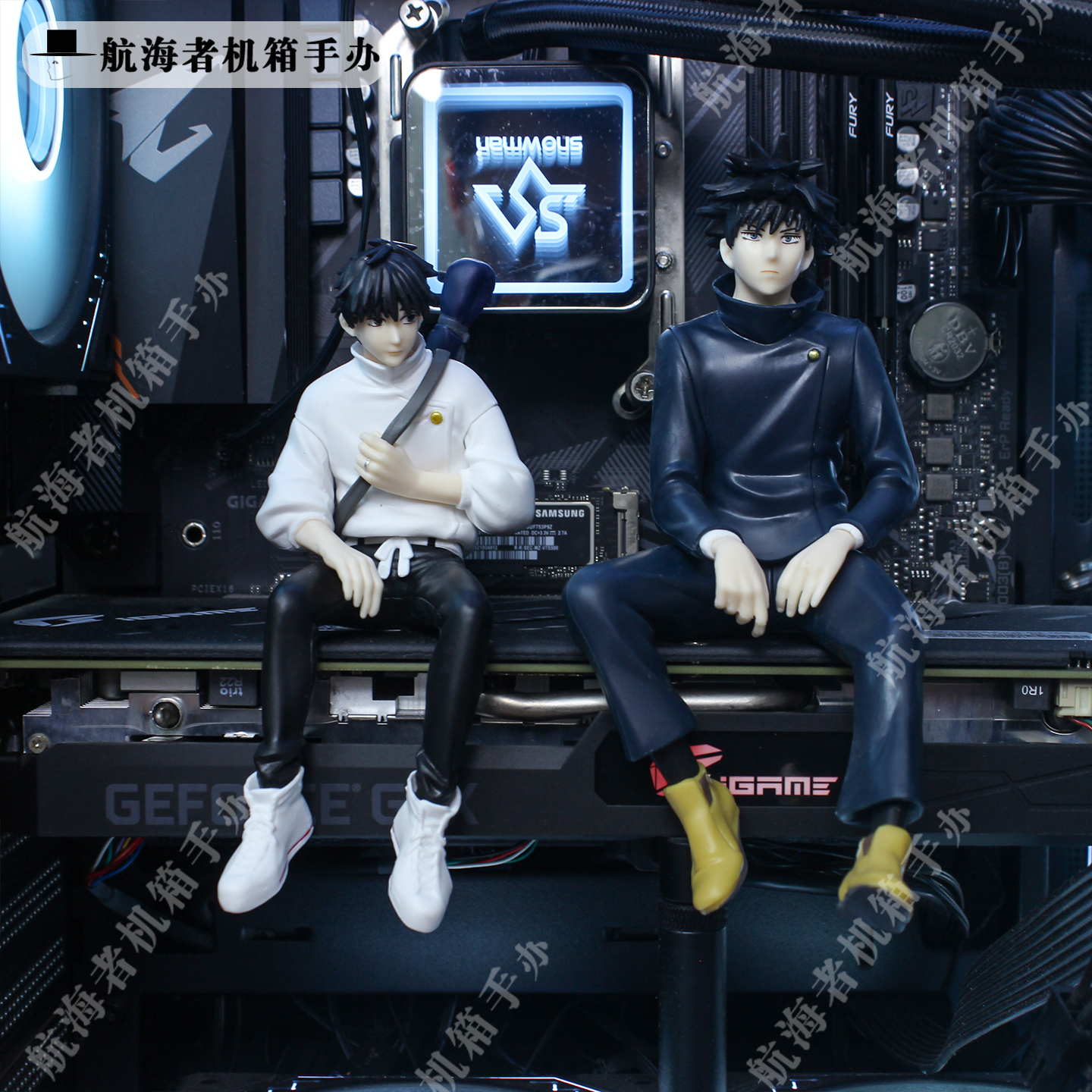 二次元动漫景品咒术回战伏黑惠手办乙骨忧太五条悟机箱摆件装饰品