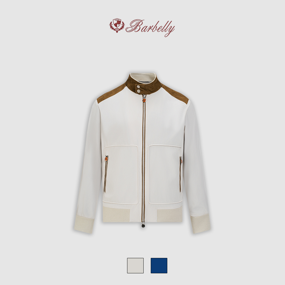 娜先生 K家44800同款 混种山羊皮立领飞行夹克 三防休闲户外