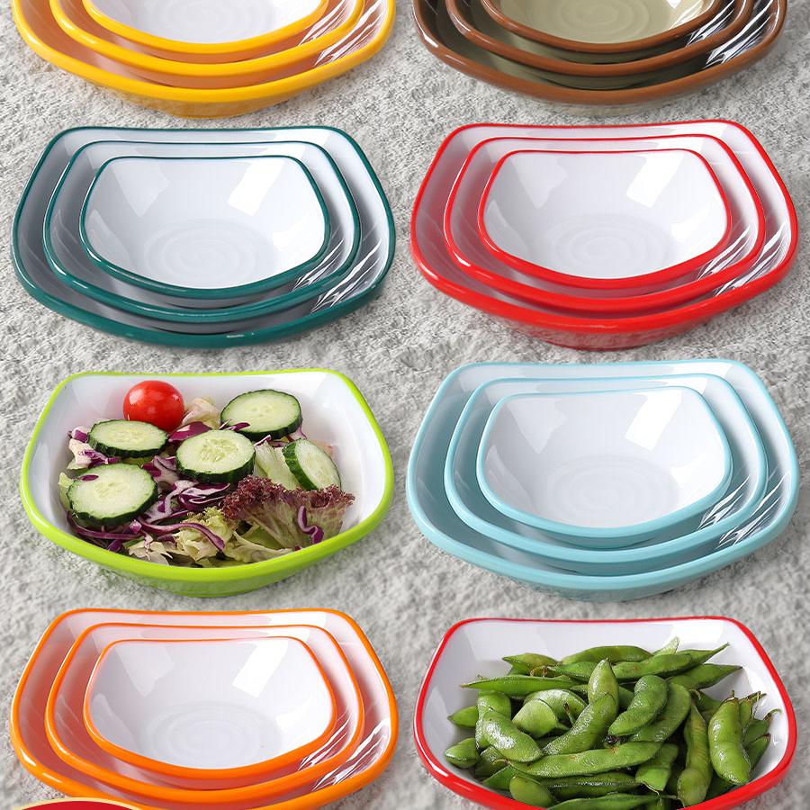 彷瓷咸菜泡菜专用小碟子方形味碟早餐店火锅调料蘸料酱油醋碟商用