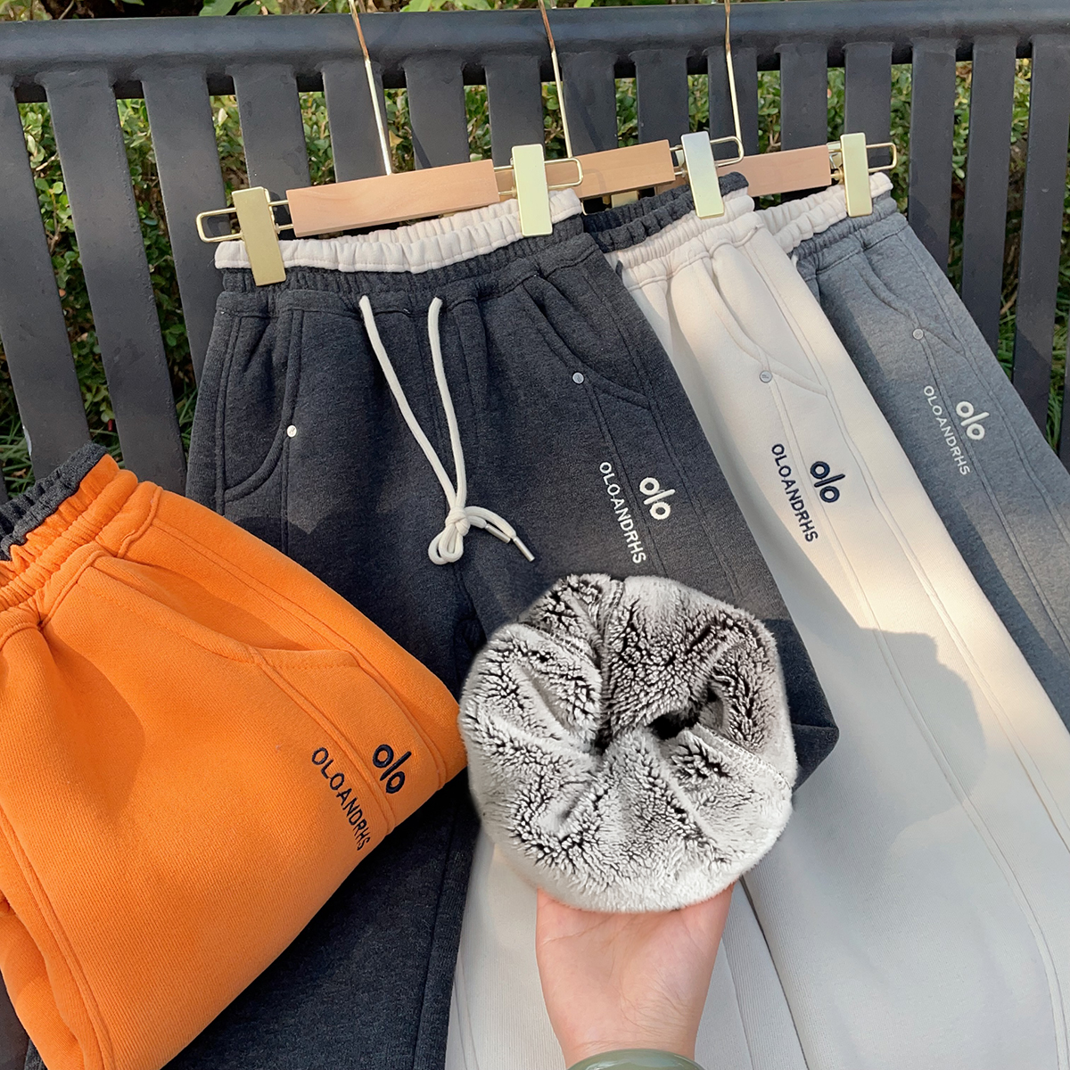 【850克雪貂绒】一条过冬25男女童运动直筒裤LenKid-3267