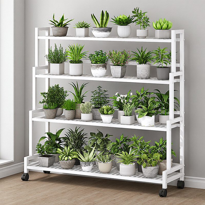 铁艺花架置物架阳台多层阶梯户外庭院多肉花架子客厅落地式花盆架