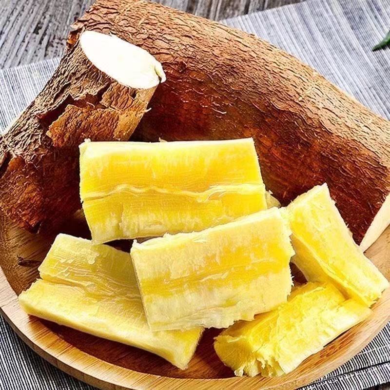 苒彩正宗广西特产黄肉木薯新鲜华南9号黄心木薯煮糖水专用粉糯