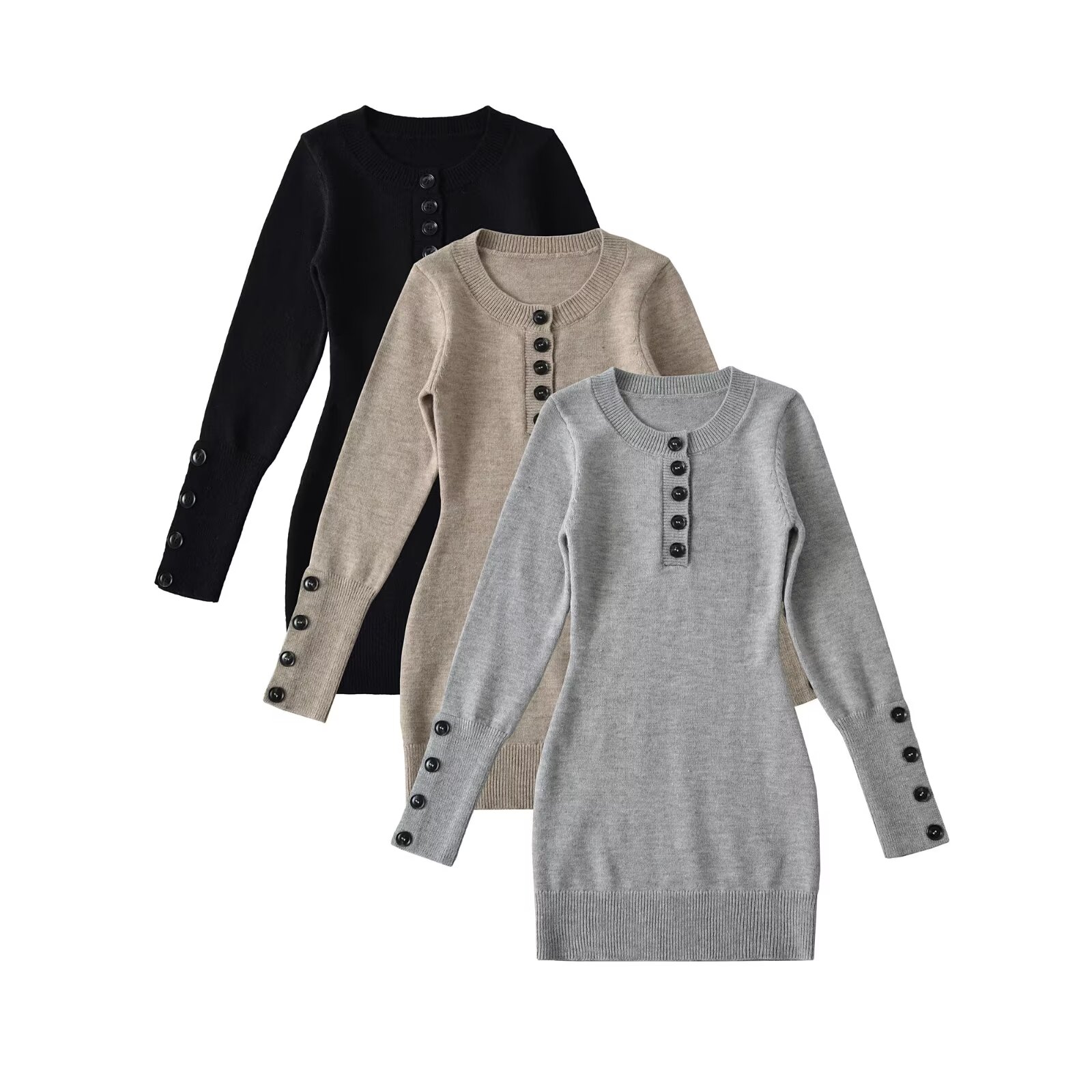 934 针织打底连衣裙