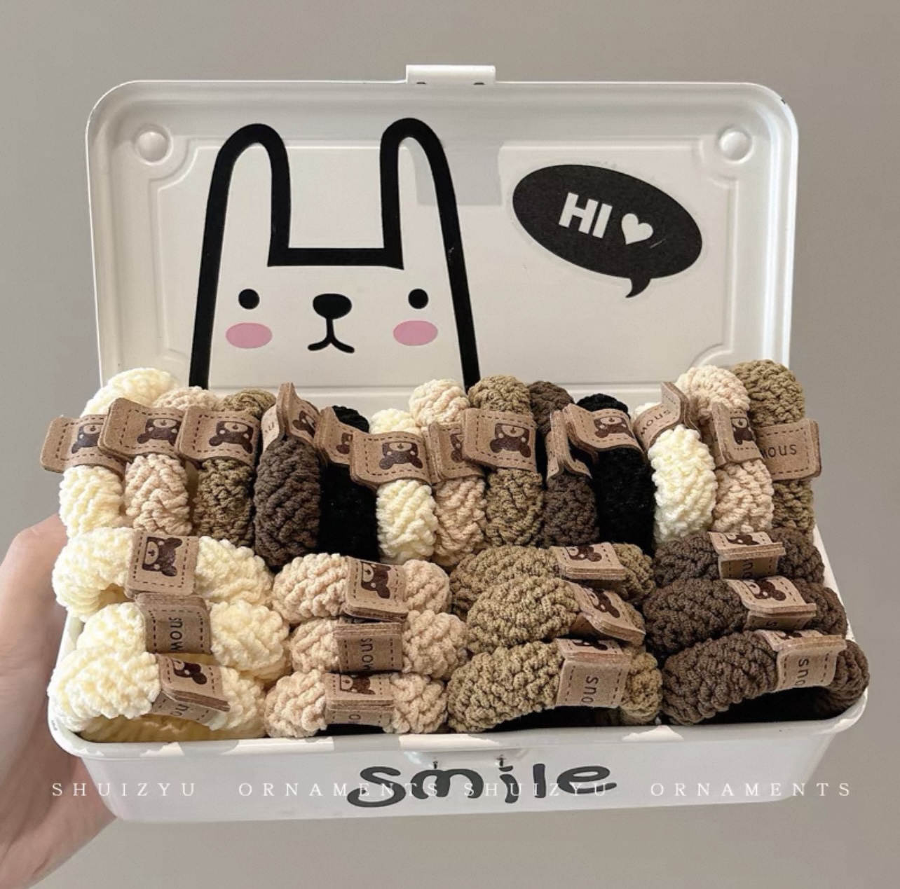 夏季加宽加粗发绳简约头绳百搭高弹力韩版耐用皮筋发饰头饰发圈