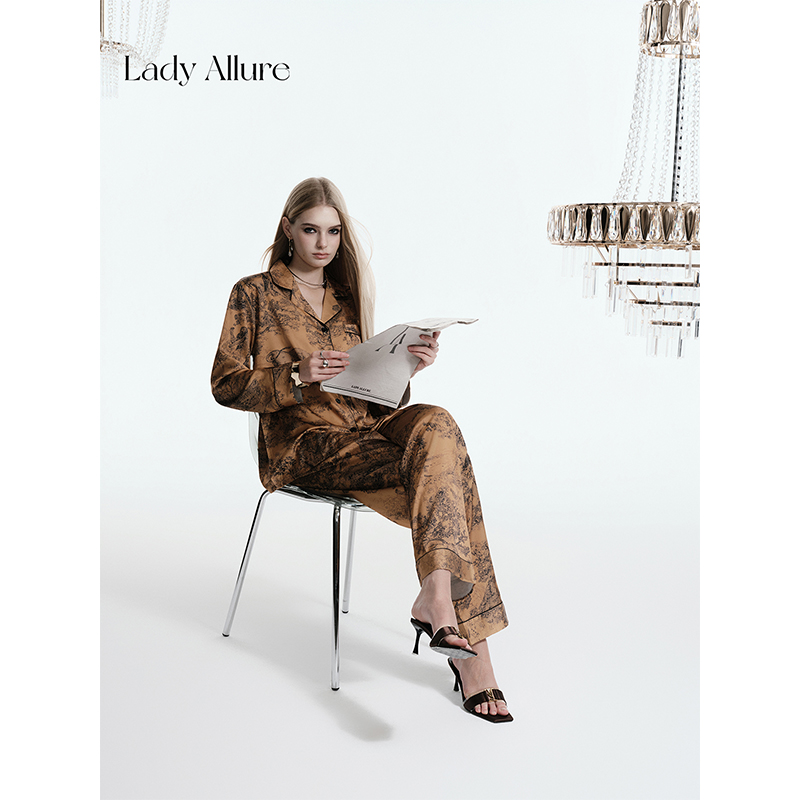 「LA」Phyllis·富雅韶华丨国金26SS*新中式高端缎面睡衣套装女士